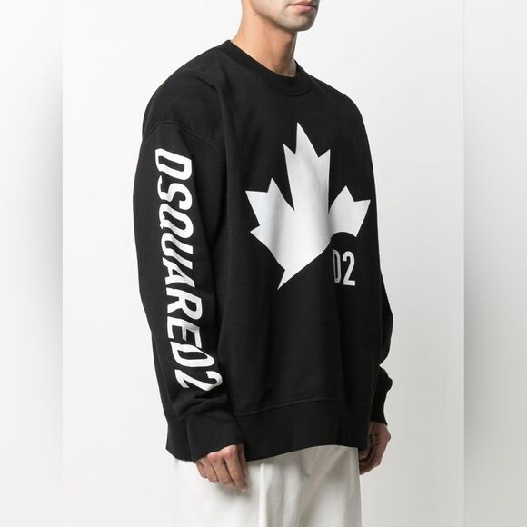 NWT DSquared2 Slouch Fit Sweatshirt - Picture 3 of 10